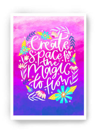 Create Space For Magic Art Print