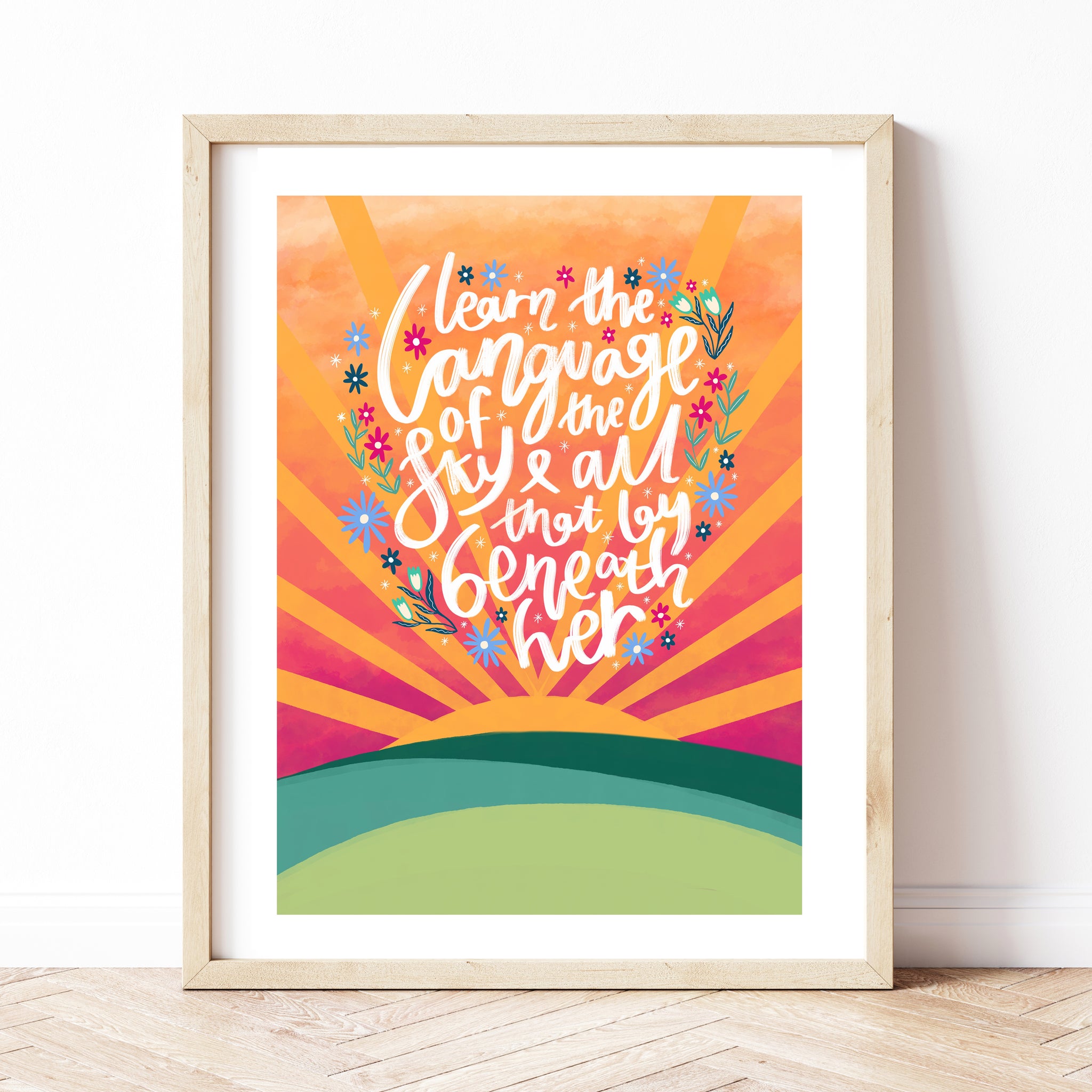 Language Of The Sky Art Print