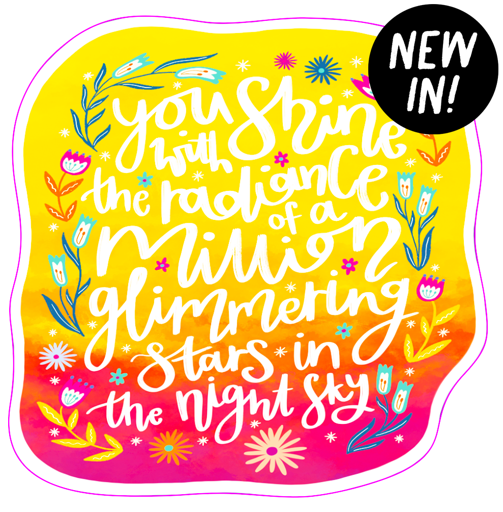 Shine With Radiance Sticker